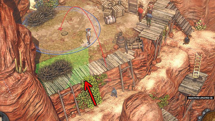 Do zaliczenia jest teraz przechadzka przy krawędzi klifu (M1,9) - Desperados 3: Podążaj za ojcem, 1 Misja - solucja, opis przejścia - Desperados 3 - poradnik do gry