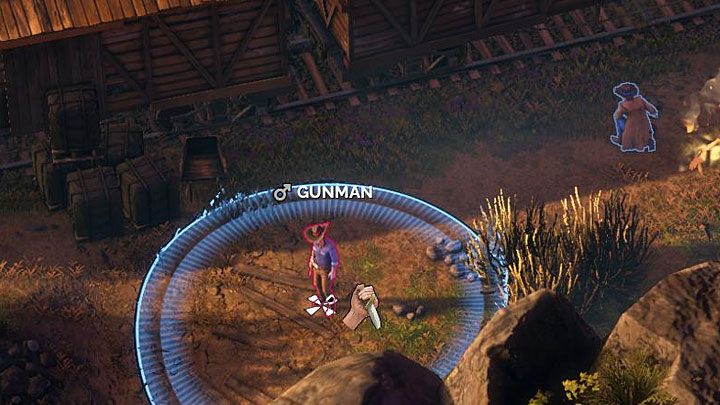 Misję rozpoczynasz na wschodnim krańcu mapy (M2,1) tuż po wyjściu z ostatniego wagonu - Desperados 3: Uratuj McCoya, 2 Misja - solucja, opis przejścia - Desperados 3 - poradnik do gry