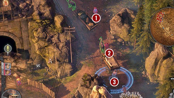 Na wzgórze prowadzą dwie główne ścieżki - Desperados 3: Zdobądź dynamit, 2 Misja - solucja, opis przejścia - Desperados 3 - poradnik do gry