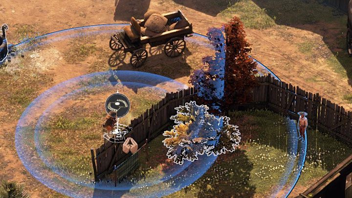 Oczyszczenie całego obszaru na tyłach domu uciech (M3,7) jest całkowicie opcjonalne, ale ponownie nie powinno ci to przysporzyć większych kłopotów - Desperados 3: Zabij Wild Marge, 3 Misja - solucja, opis przejścia - Desperados 3 - poradnik do gry