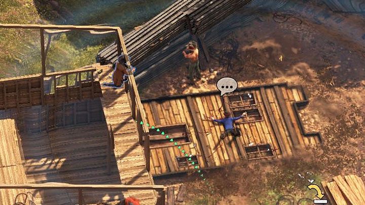 Ponownie wybierz bohatera będącego na piętrze budowanego budynku - Desperados 3: Zabij McBanea, 3 Misja - solucja, opis przejścia - Desperados 3 - poradnik do gry