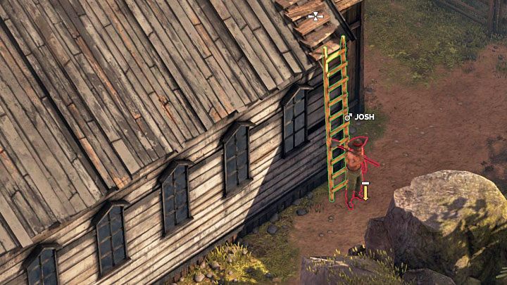 Na lewo od kościoła odbywa się pogrzeb (M3,17) i najlepiej nie czekać aż się zakończy - Desperados 3: Zabij The Dukea i powróć do saloonu, 3 Misja - solucja - Desperados 3 - poradnik do gry