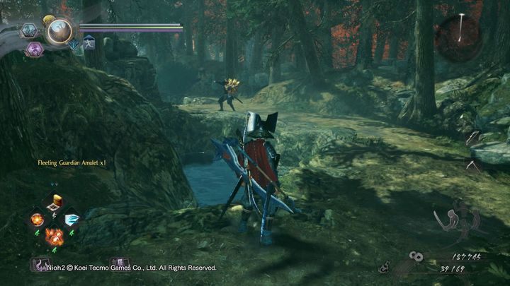 Idź naprzód, napotkasz tam kolejnego żołnierza oraz Yamanba - Tajemniczy zamek jednej nocy | Solucja NiOh 2 - NiOh 2 - poradnik do gry