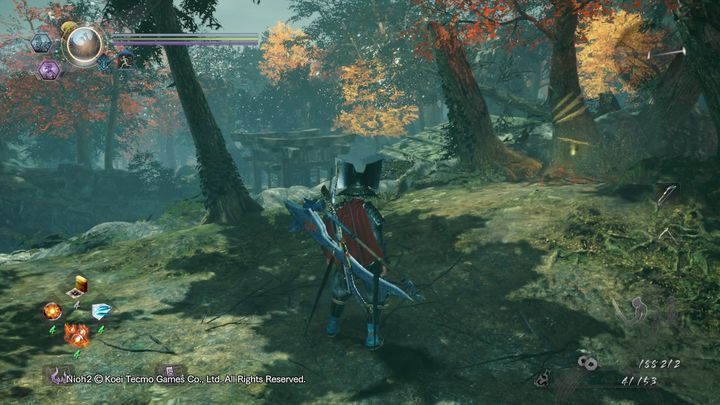 Znajdując się w tym miejscu, masz do wyboru dwie ścieżki - Tajemniczy zamek jednej nocy | Solucja NiOh 2 - NiOh 2 - poradnik do gry