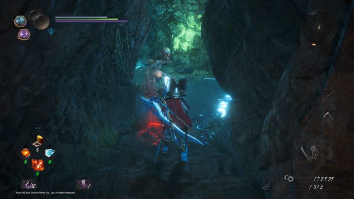 Jaskinia roi się od przeróżnych Yokai, jak chociażby mocniejszych wersji Gaki, czy Yoki - Sanktuarium żmii | Solucja NiOh 2 - NiOh 2 - poradnik do gry