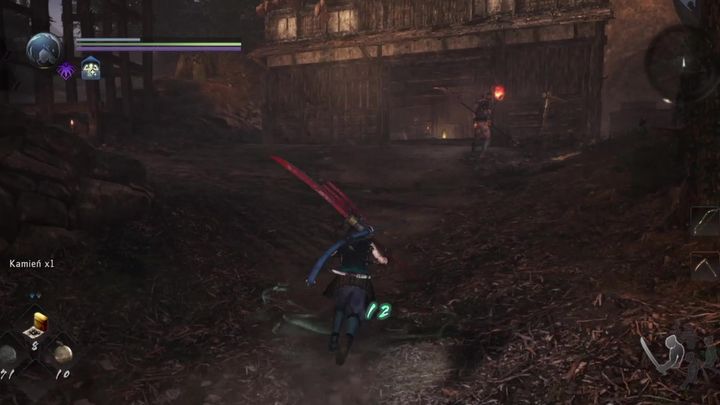 Brama znajdująca się za nimi jest zamknięta musisz więc udać się ścieżką w kierunku wioski - Bestia zrodzona z dymu i ognia | Solucja NiOh 2 - NiOh 2 - poradnik do gry