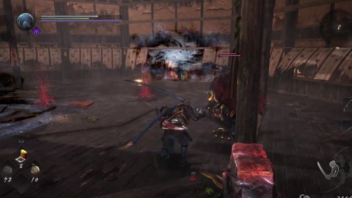 Po walce otworzą się drzwi prowadzące dalej - Bestia zrodzona z dymu i ognia | Solucja NiOh 2 - NiOh 2 - poradnik do gry