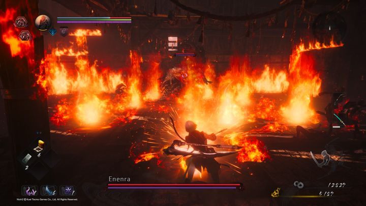 Enenra często będzie przemieszczał się z miejsca na miejsce, aby skrócić dystans do ciebie - Enenra | Boss w NiOh 2 - NiOh 2 - poradnik do gry