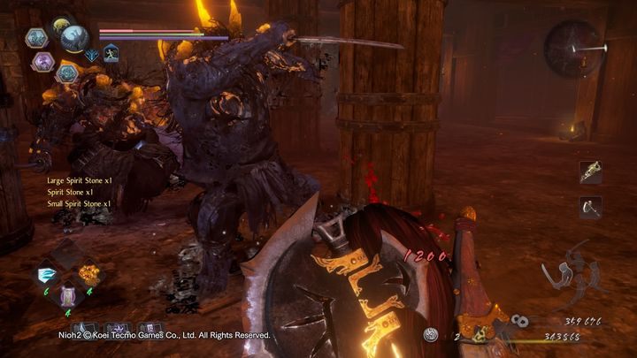 Uważaj jednak na wrogów za drzwiami, gdyż znajduje się tam duo Yoki oraz żołnierz Yokai - NiOh 2: Złoty zamek, solucja - NiOh 2 - poradnik do gry
