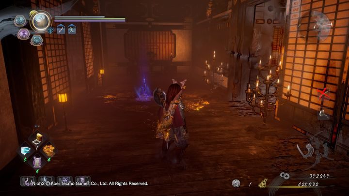 Po pokonaniu Kashy, idź w górę po schodach - NiOh 2: Złoty zamek, solucja - NiOh 2 - poradnik do gry