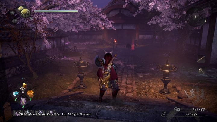 W rogu po prawej stronie znajduje się kilka pokoi - NiOh 2: Podziwianie kwiatów wiśni w Daigo, solucja - NiOh 2 - poradnik do gry
