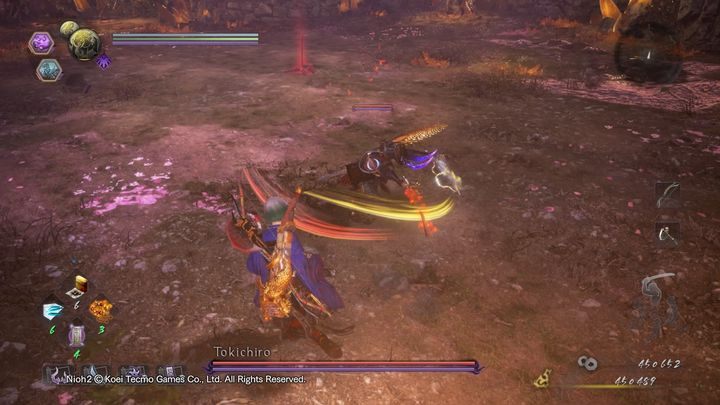 Tokichiro głównie będzie walczył z tobą w krainie Yokai - NiOh 2: Tokichiro (Finalna forma) - boss - NiOh 2 - poradnik do gry