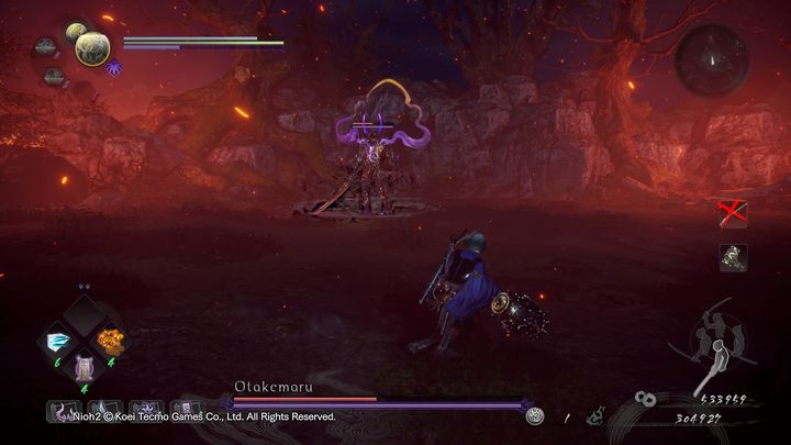 Ognisty - NiOh 2: Otakemaru - boss - NiOh 2 - poradnik do gry