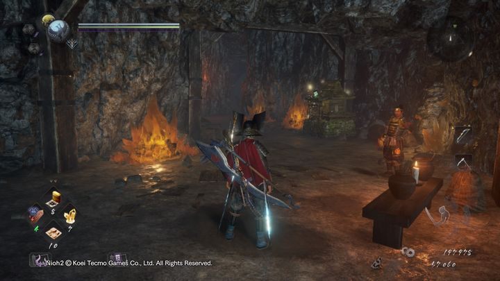 Znajdziesz tam dużo Tubylców wydobywujących kryształy Amrity - Opuszczona warownia | Solucja NiOh 2 - NiOh 2 - poradnik do gry