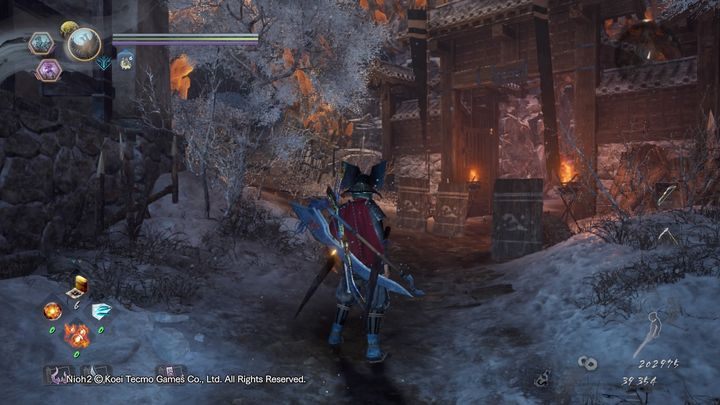 Naprzeciwko ciebie znajduje się kolejna lampa, jest to znany już wcześniej Koroka - Opuszczona warownia | Solucja NiOh 2 - NiOh 2 - poradnik do gry