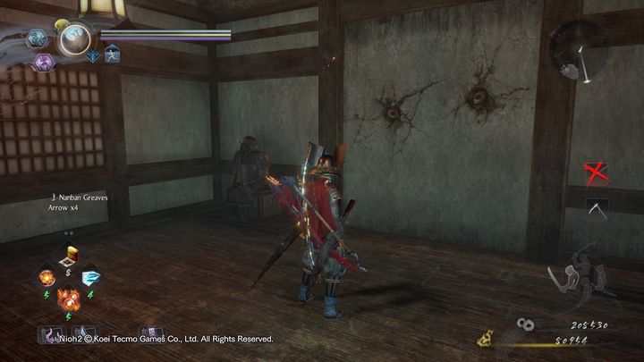 Możesz albo zawalczyć ze Yokai Nurikabe, jednak jest łatwiejszy sposób na pokonanie go - Opuszczona warownia | Solucja NiOh 2 - NiOh 2 - poradnik do gry