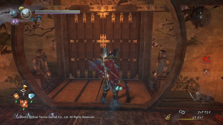 Na samej górze znajduje się arena z bossem, Saito Yoshitatsu - Opuszczona warownia | Solucja NiOh 2 - NiOh 2 - poradnik do gry