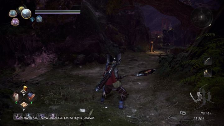 Jeśli jednak wybrałeś najpierw droge w lewo, lub dopiero wróciłeś z chramu, to idź dalej tą drogą - Droga ucieczki | Solucja NiOh 2 - NiOh 2 - poradnik do gry