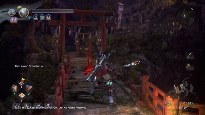 Idąc przed siebie, napotkasz na swojej drodze szkieleta - Droga ucieczki | Solucja NiOh 2 - NiOh 2 - poradnik do gry