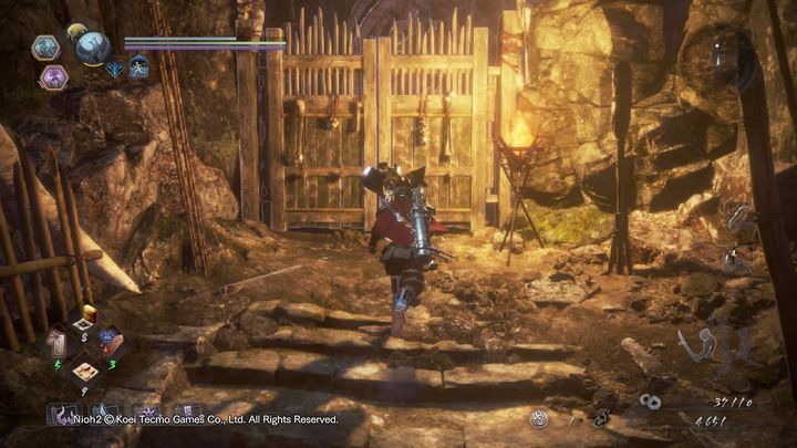 Na samym końcu znajdują się drzwi prowadzące do Tatarimokke, bossa, którego miałeś przyjemnąć już spotkać - Droga ucieczki | Solucja NiOh 2 - NiOh 2 - poradnik do gry