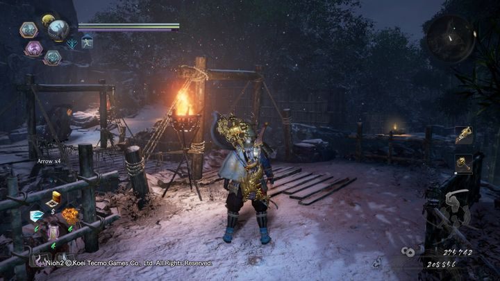Na górze spotkasz Ubume trzymającą kryształ Amrity, atakuj głównie ten kryształ, aby zadać duże obrażenia od Ki - NiOh 2: Mauzoleum zła, solucja - NiOh 2 - poradnik do gry