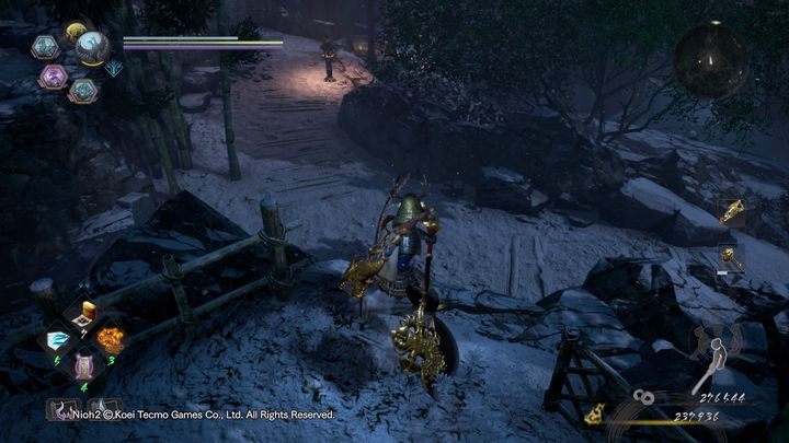 Zeskakując niżej, po lewej stronie na dole za rogiem znajduje się Kodama - NiOh 2: Mauzoleum zła, solucja - NiOh 2 - poradnik do gry