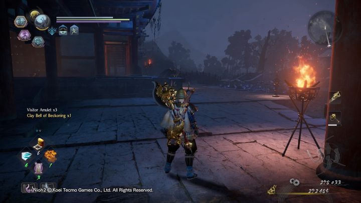 Przejdź przez mały most i pokonaj żołnierza Yokai - NiOh 2: Mauzoleum zła, solucja - NiOh 2 - poradnik do gry