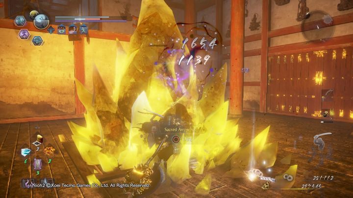 Gdy ich pokonasz, zeskocz na dół i zacznij atakować kryształ, przeciwnicy nie powinni nawet cię zauważyć - NiOh 2: Mauzoleum zła, solucja - NiOh 2 - poradnik do gry