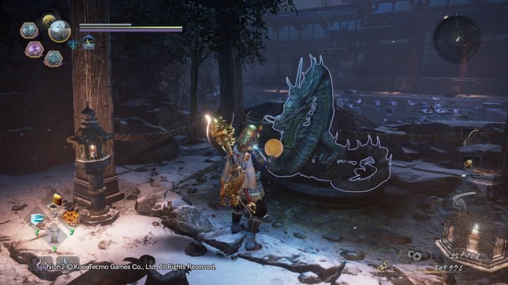 W miejscu zniszczenia się kryształu, powstanie wyrwa, w którą możesz skoczyć - NiOh 2: Mauzoleum zła, solucja - NiOh 2 - poradnik do gry