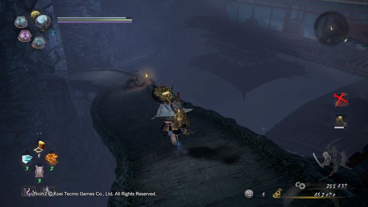 Po otworzeniu drzwi, odblokujesz dzięki temu skrót - NiOh 2: Mauzoleum zła, solucja - NiOh 2 - poradnik do gry