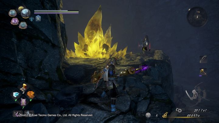 Teraz przed tobą znajdować się będzie wspomniany kryształ - NiOh 2: Mauzoleum zła, solucja - NiOh 2 - poradnik do gry