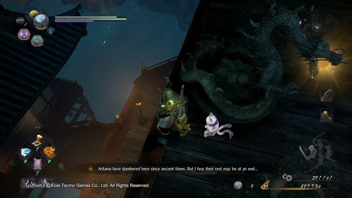 Zeskocz na dół, po prawej stronie znajduje się Sudama - NiOh 2: Mauzoleum zła, solucja - NiOh 2 - poradnik do gry