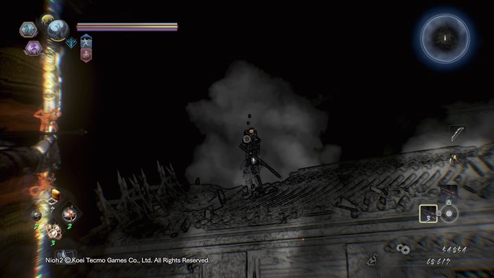 Uważaj również na strzelców, którzy są na dachu, najlepiej jest najpierw z nimi się rozprawić, aby nie utrudniali ci walki z Koroka - Ptak w klatce | Solucja NiOh 2 - NiOh 2 - poradnik do gry