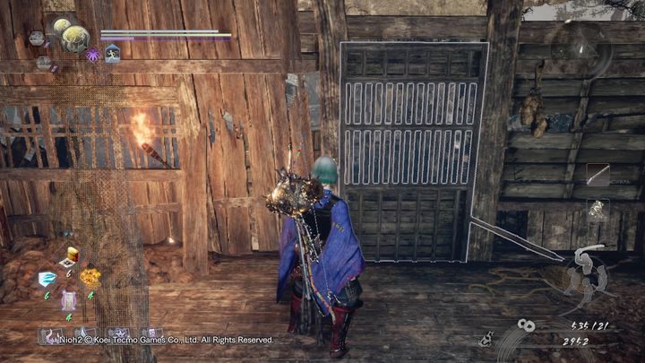 Następnie idź dalej w stronę mostu, tam napotkasz 3 przeciwników, dwóch na dole, oraz jednego na górze - Nieokiełznana woda | Solucja NiOh 2 - NiOh 2 - poradnik do gry