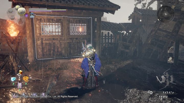 Udaj się teraz w drugą stronę, tam znajdziesz drzwi, które służą za skrót do pierwszego chramu - Nieokiełznana woda | Solucja NiOh 2 - NiOh 2 - poradnik do gry