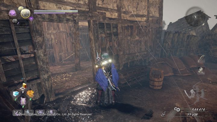 Po pokonaniu ich, udaj się w lewo, tam znajduje się jeszcze jeden patrolujący teren przeciwnik - Nieokiełznana woda | Solucja NiOh 2 - NiOh 2 - poradnik do gry