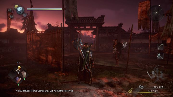 Stamtąd idź w dół ścieżki, napotykać będziesz kilku Yokai na swojej drodze, między innymi szkielet wojownika oraz Yoki - NiOh 2: Bystry demon, solucja - NiOh 2 - poradnik do gry
