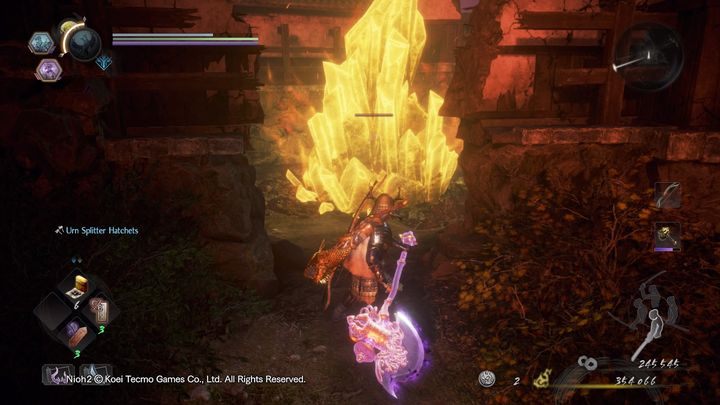 Po zniszczeniu kryształu, udaj się w górę - NiOh 2: Bystry demon, solucja - NiOh 2 - poradnik do gry