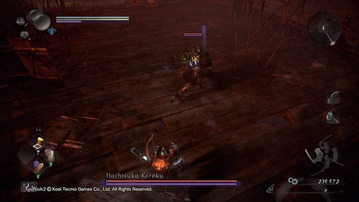 Hachisuka Koroku to Yokai, który wygląda jak człowiek - NiOh 2: Hachisuka Koroku - boss - NiOh 2 - poradnik do gry