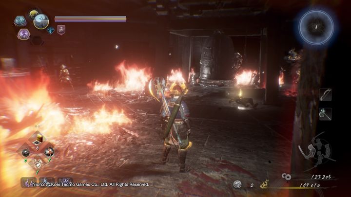 Tam znajduje się kolejna kraina Yokai oraz dzwon, w który uderz po oczyszczeniu lokacji - NiOh 2: Niechybne zniszczenie, solucja - NiOh 2 - poradnik do gry