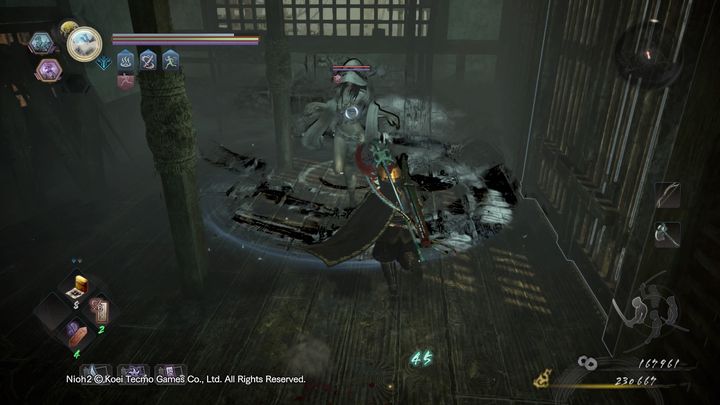 Cofnij się w miejsce, gdzie była druga wieża strażnicza i idź przed siebie w dół - NiOh 2: Dwie twarze gościnności, solucja - NiOh 2 - poradnik do gry