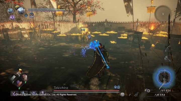 Tokichiro poznajesz już tak naprawdę na samym początku gry, teraz przyjdzie ci się z nim zmierzyć - NiOh 2: Tokichiro - boss - NiOh 2 - poradnik do gry