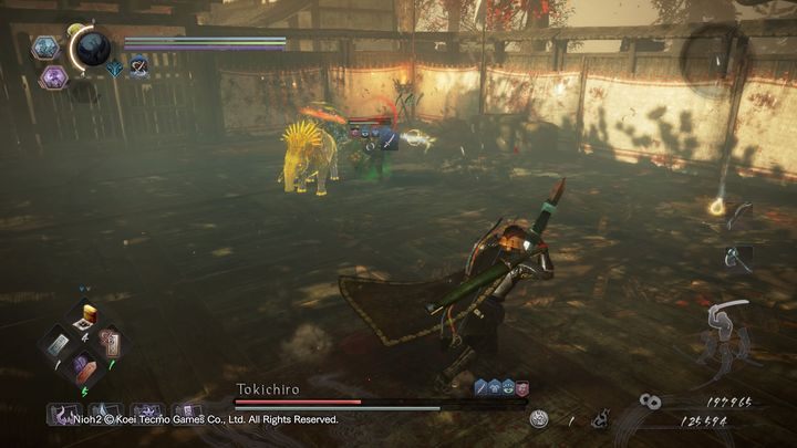 Boss może również przyzwać innego ducha, dzika - NiOh 2: Tokichiro - boss - NiOh 2 - poradnik do gry