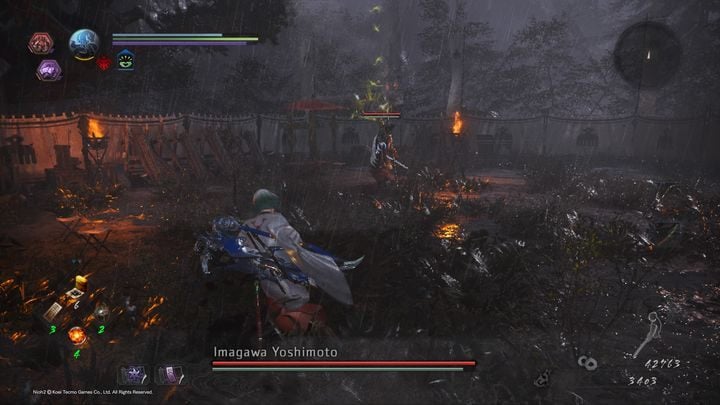 Gdy Imagawa wyciągnie swoją włócznię, zyskuje nowe ciosy - Imagawa Yoshimoto | Boss w NiOh 2 - NiOh 2 - poradnik do gry