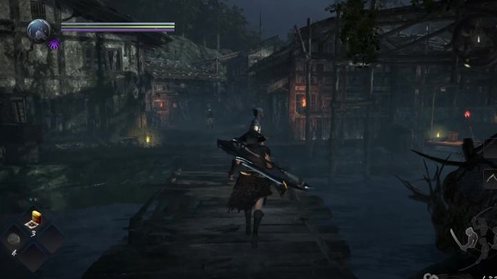 W tym momencie dotrzesz do drugiej kapliczki - Wioska przeklętego kwiecia | Solucja NiOh 2 - NiOh 2 - poradnik do gry