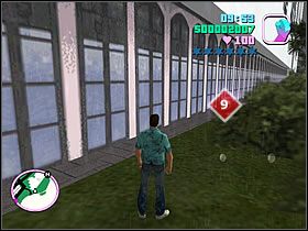 Za wielkim białym budynkiem stojącym nieopodal morza - Numer 9 Rampage - Grand Theft Auto: Vice City - poradnik do gry
