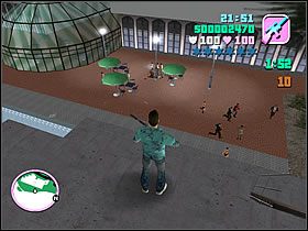 W początkowej fazie proponuję nie opuszczać skoczni - Numer 10 Rampage - Grand Theft Auto: Vice City - poradnik do gry