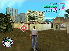 W okolicy suchego kanału znajdziesz ulicę z małymi budynkami po obu stronach - Numer 24 Rampage - Grand Theft Auto: Vice City - poradnik do gry