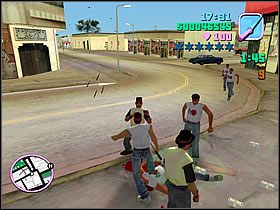 Spróbuj znaleźć jakąś w miarę bezpieczną okolicę i atakuj małe grupki - Numer 25 Rampage - Grand Theft Auto: Vice City - poradnik do gry