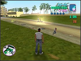 Musisz jak najszybciej dobiec do drogi - Numer 34 Rampage - Grand Theft Auto: Vice City - poradnik do gry